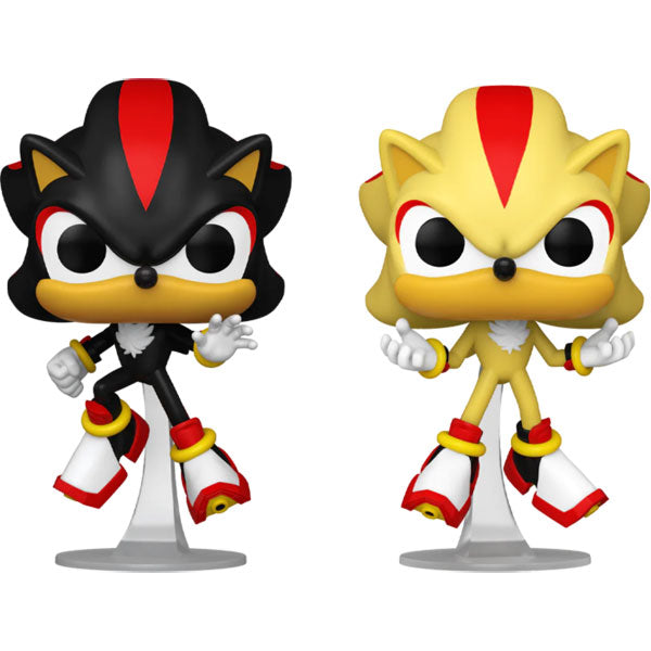 Sonic - Shadow & Super Shadow US Exclusive Glow Pop! Vinyl 2-Pack