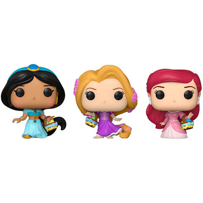 Disney - Rapunzel, Ariel, Jasmine Carrot Pocket Pop! 3-Pack