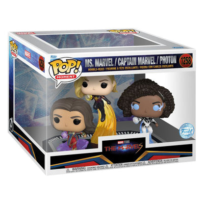 The Marvels (2023) - Ms. Marvel Captain Marvel & Photon US Exclusive Pop! Movie Moment