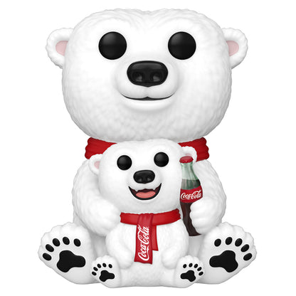 Ad Icons - Coca-Cola Polar Bear with Cub Pop! Vinyl