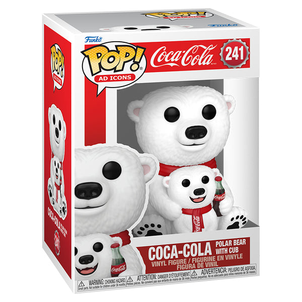 Ad Icons - Coca-Cola Polar Bear with Cub Pop! Vinyl