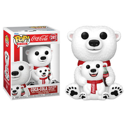 Ad Icons - Coca-Cola Polar Bear with Cub Pop! Vinyl