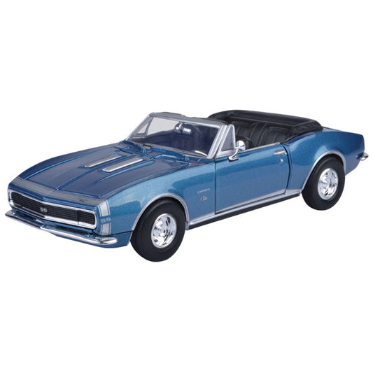 Timeless Legends - 1:24 Scale 1967 Chevy Camaro SS (Convertible) [Blue]