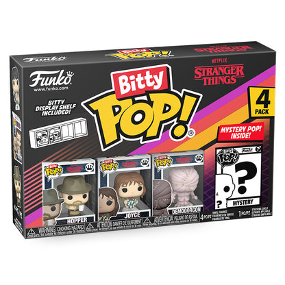 Stranger Things - Hopper Bitty Pop! Vinyl 4 Pack