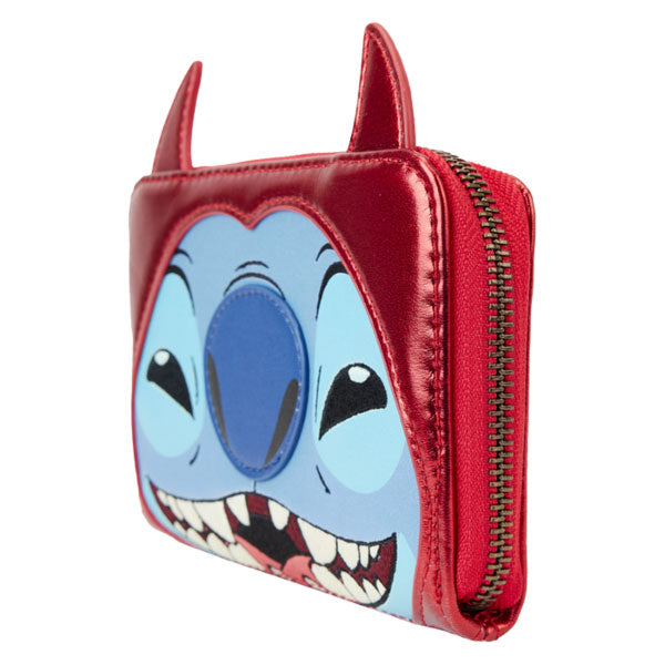 Loungefly - Disney - Stitch Devil Cosplay Zip Around Wallet