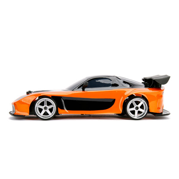 Fast & Furious - Han's 1993 Mazda RX-7 Veilside (Orange/Black) 1:10 Remote Control Car