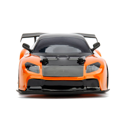 Fast & Furious - Han's 1993 Mazda RX-7 Veilside (Orange/Black) 1:10 Remote Control Car