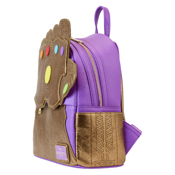 Loungefly - Marvel Comics - Thanos Gauntlet Metallic Mini Backpack