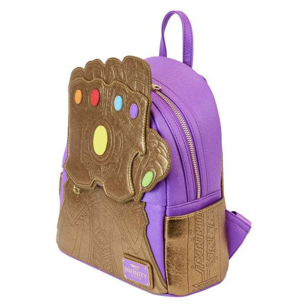 Loungefly - Marvel Comics - Thanos Gauntlet Metallic Mini Backpack