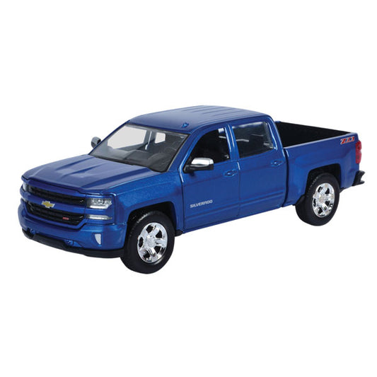 Timeless Legends - 1:24 Scale 2017 Chevy Silverado 1500LT Z71 Crew Cab [Blue]