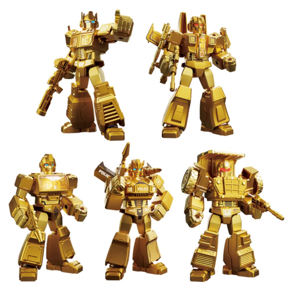 Blokees Figure - Transformers  (Model Kit) Transformers XV01 The Golden Lagoon 01 (Luminous Eyes)