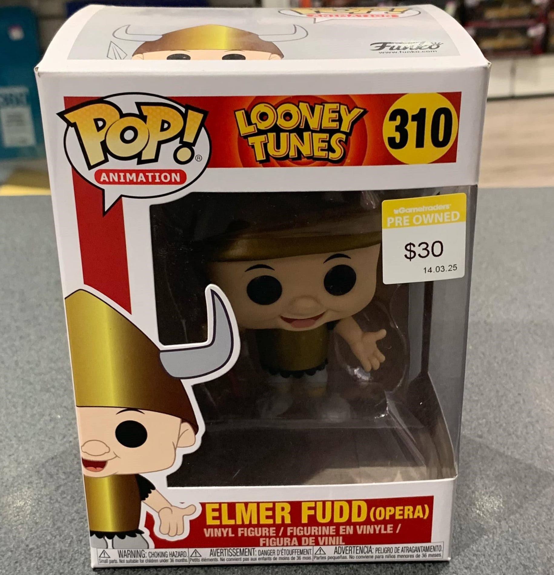 Looney Tunes - Elmer Fudd Viking Pop! Vinyl
