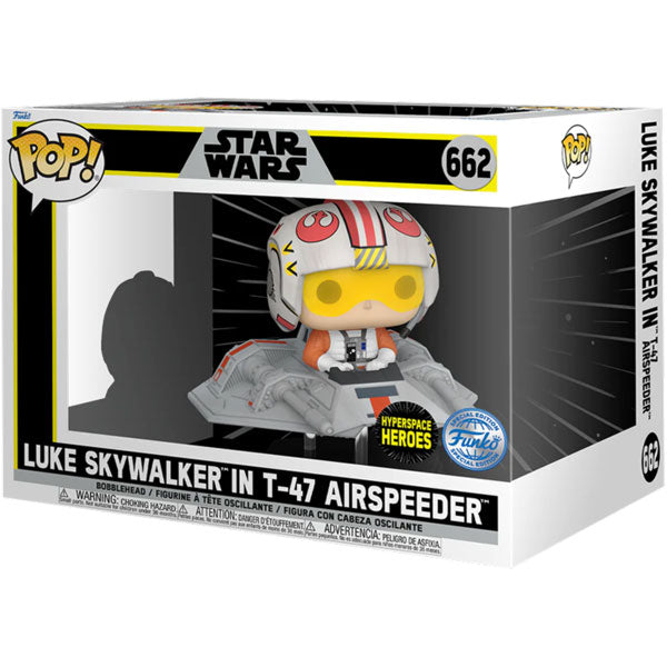 Star Wars Episode V: The Empire Strikes Back - Luke in T-47 Airspeeder US Exclusive Pop! Ride