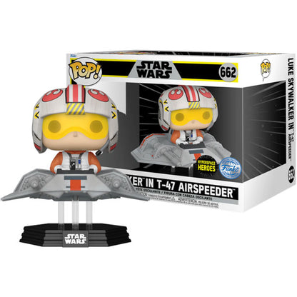 Star Wars Episode V: The Empire Strikes Back - Luke in T-47 Airspeeder US Exclusive Pop! Ride