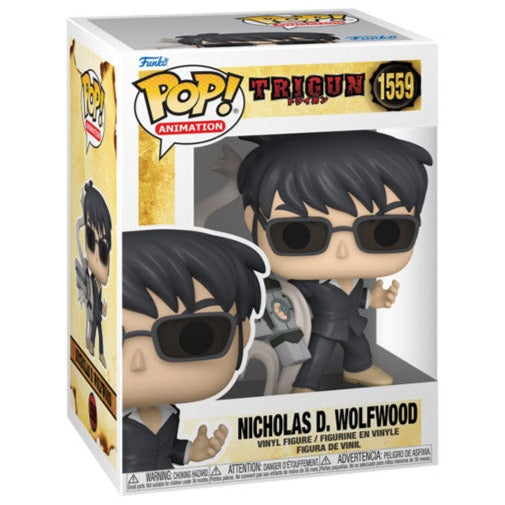 Trigun - Nicholas Wolfwood with Punisher Pop! Vinyl