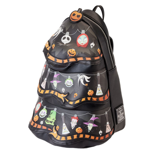 Loungefly - Nightmare Before Christmas - Tree String Lights Glow Mini Backpack