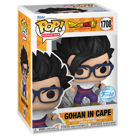 Image of Dragon Ball Super: Super Hero - Gohan in Cape US Exclusive Pop! Vinyl