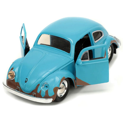 Lilo & Stitch - Volkswagen Beetle (Blue) 1:32 Scale with Stitch Metal Figure