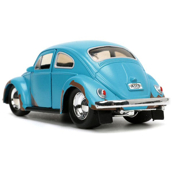 Lilo & Stitch - Volkswagen Beetle (Blue) 1:32 Scale with Stitch Metal Figure