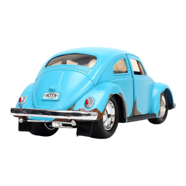 Lilo & Stitch - Volkswagen Beetle (Blue) 1:32 Scale with Stitch Metal Figure