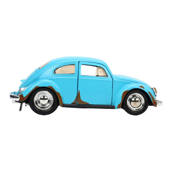 Lilo & Stitch - Volkswagen Beetle (Blue) 1:32 Scale with Stitch Metal Figure