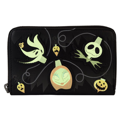 Loungefly - Nightmare Before Christmas - Tree String Lights Glow Zip Around Wallet