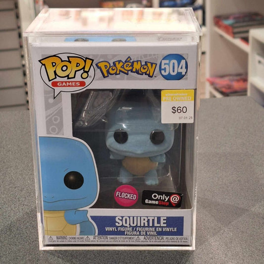 Pokemon - Squirtle Flocked Exclusive Pop! Vinyl