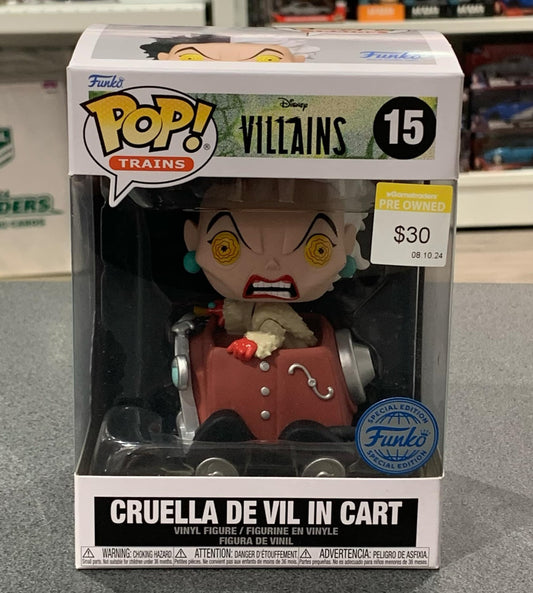 Disney Villains - Cruella De Vil in Train Cart Pop! Vinyl