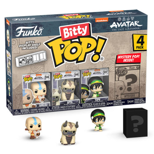 Avatar - The Last Airbender - Aang Bitty Pop! 4 Pack