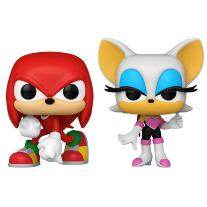 Sonic the Hedgehog - Knuckles & Rouge US Exclusive Pop! Vinyl 2 Pack