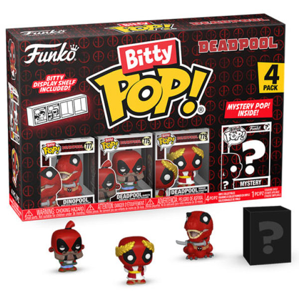 Deadpool - Dinopool Bitty Pop! Vinyl 4 Pack