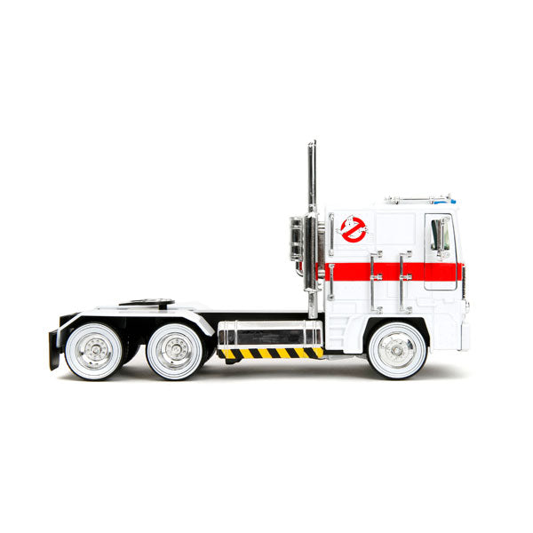 Hollywood Rides - Optimus Prime X Ghostbusters Ecto-1 1:24 Mash-up Diecast