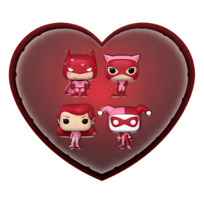 DC Comics: Valentines 2024 - Pink US Exclusive Pocket Pop! 4-Pack Heart Box