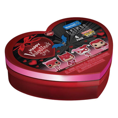 DC Comics: Valentines 2024 - Pink US Exclusive Pocket Pop! 4-Pack Heart Box