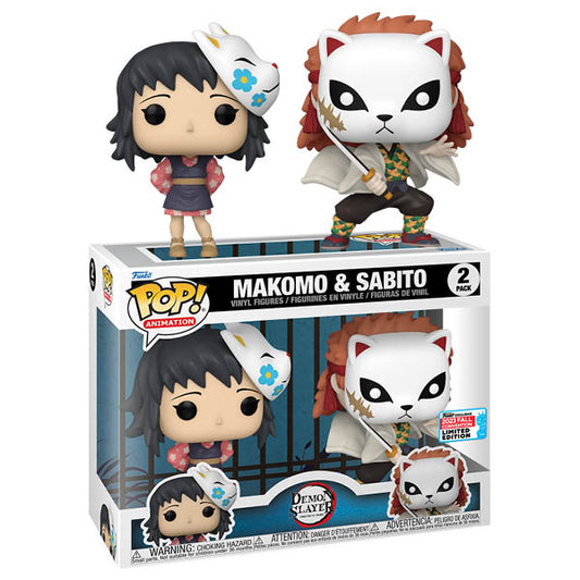 NYCC 2023 - Demon Slayer - Sabito and Makomo US Exclusive Pop! Vinyl 2-Pack