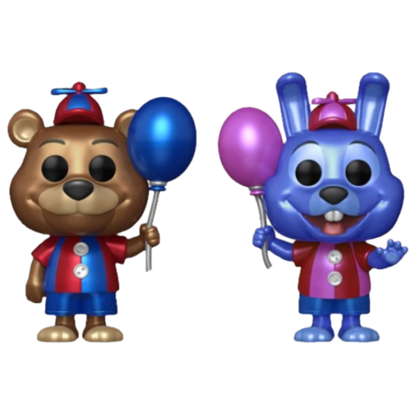 Five Nights At Freddy's - Bonnie & Freddy Metallic US Exclusive Pop! Vinyl 2 Pack