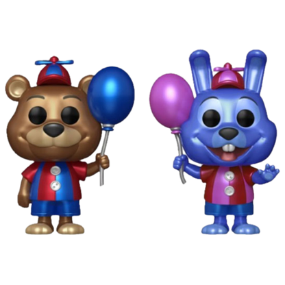 Five Nights At Freddy's - Bonnie & Freddy Metallic US Exclusive Pop! Vinyl 2 Pack