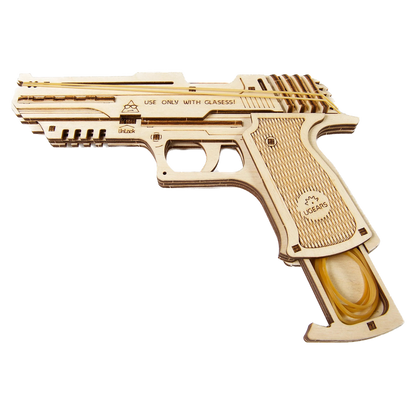 UGears Wolf-01 Mechanical Handgun