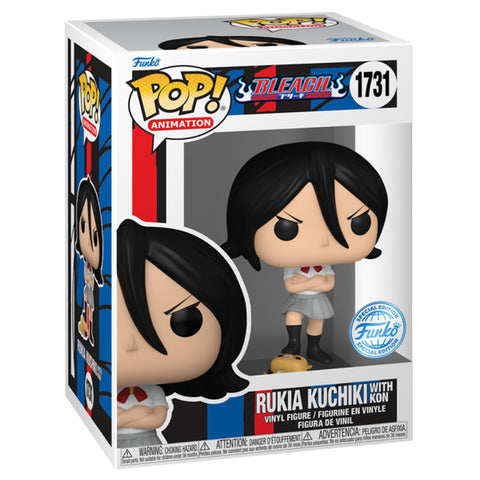 Image of Bleach - Rukia Kushiki with Kon US Exclusive Pop! Vinyl