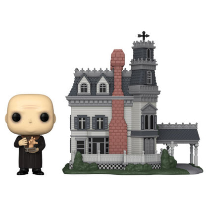 The Addams Family (1964) - Uncle Fester with Addams Family Mansion Pop! Town