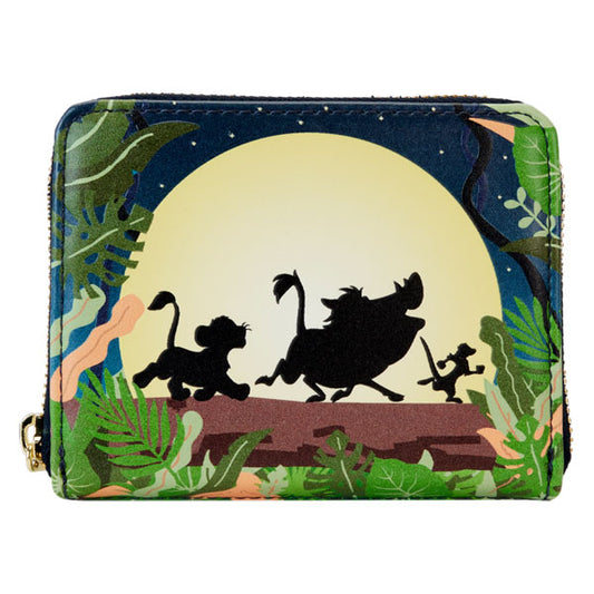 Loungefly - Lion King (1994): 30th Anniversary - Hakuna Matata Silhouette Zip Wallet