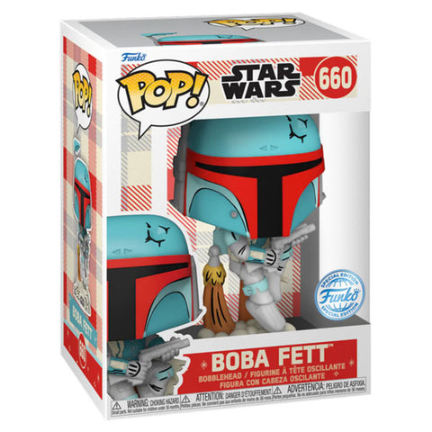 Image of Star Wars: D100 - Boba Fett Retro Reimagined Pop! Vinyl