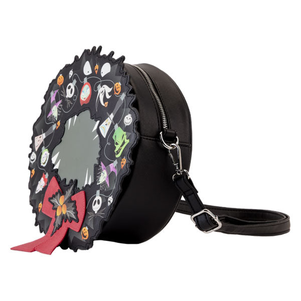 Loungefly - Nightmare Before Christmas - Wreath String Lights Glow Crossbody