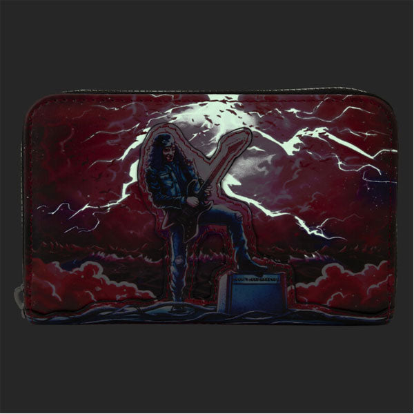 Loungefly - Stranger Things - Eddie Munson Tribute Glow Zip Around Wallet