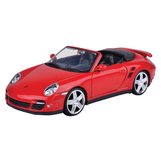 Timeless Legends - 1:24 Scale Porsche 911 Turbo Cabriolet [Red]