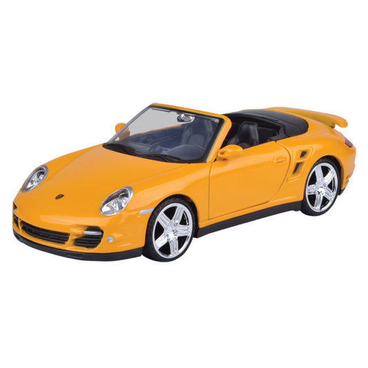 Timeless Legends - 1:24 Scale Porsche 911 Turbo Cabriolet [Yellow]