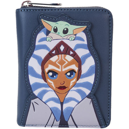 Loungefly - Star Wars - The Mandalorian - Ahsoka with Grogu Precious Cargo Zip Around Wallet