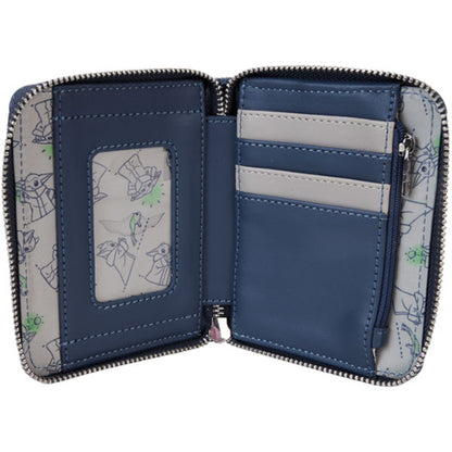 Loungefly - Star Wars - The Mandalorian - Ahsoka with Grogu Precious Cargo Zip Around Wallet