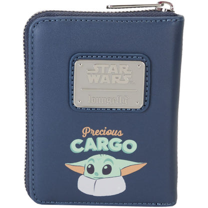 Loungefly - Star Wars - The Mandalorian - Ahsoka with Grogu Precious Cargo Zip Around Wallet