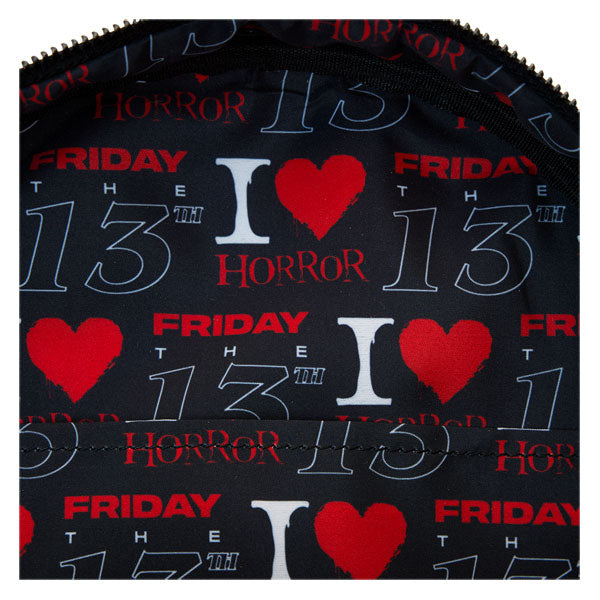 Loungefly - I Heart Horror - Friday the 13th Mini Backpack